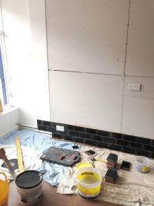 Preperation of new studded walls before tiling